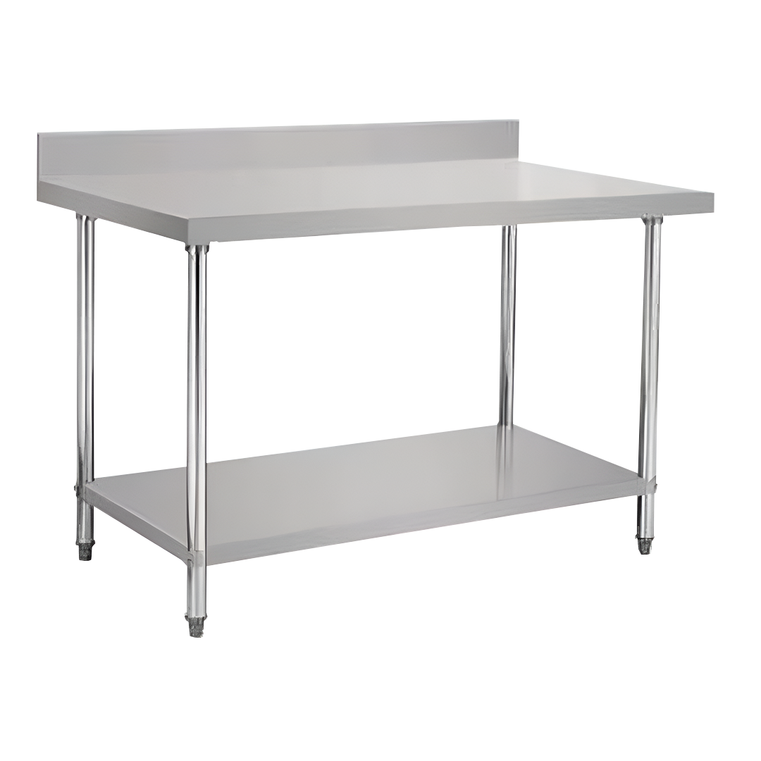 MESON MURAL ITA WT 18060 4H INOX. 180X60x85 CMS, REPISA Y PATAS EN ACERO GALVANIZADO